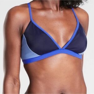 Athleta Freestyle Colorblock Bikini Top Swim S Small L Large New